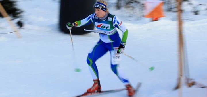 Vauhdikasta menoa viimeisellä rastilla. Kuvaaja Marko Vapa